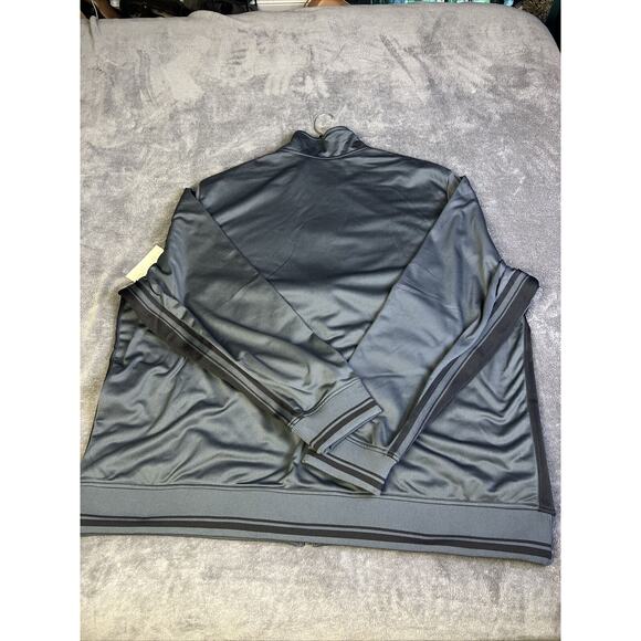 Athletic Works Men’s Track Jacket Green Size 3XL Zipper Pockets Lined - Picture 2 of 6